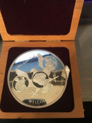 Rare Elvis Welcome To My World 10oz Silver Coin