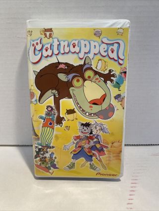 Catnapped Animated Promotional Screener Vhs Video 1995 Rare Anime