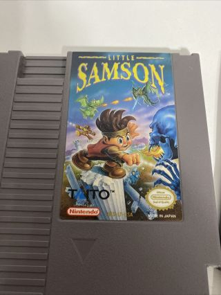 Little Samson - NES - Authentic - Great Ultra Rare Nintendo Game 3