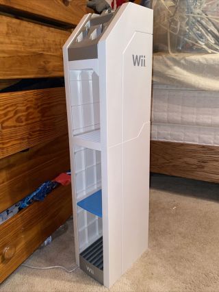 Nintendo Wii Slam Brands Storage Tower Rack Stand Video Game Room Display Rare