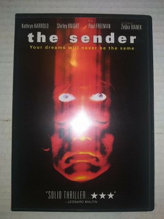 The Sender (dvd,  1982) Rare Vtg Horror Movie Oop