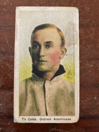 1911 M116 Sporting Life Ty Cobb (pastel Background) Detroit Americans Rare