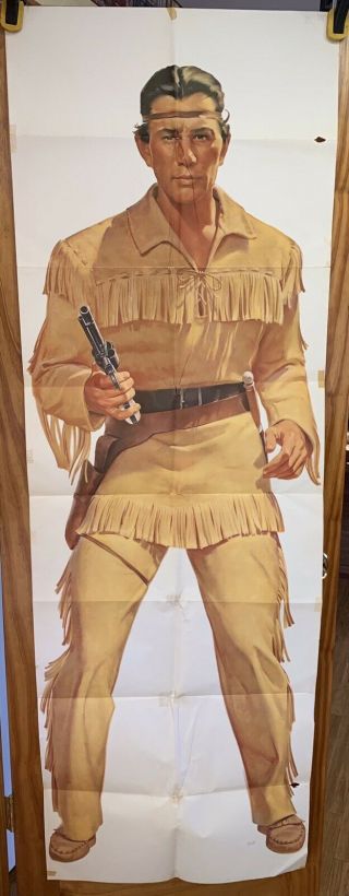 Rare Vintage 1957 Wheaties Lone Ranger And Tonto Life Size Posters 6