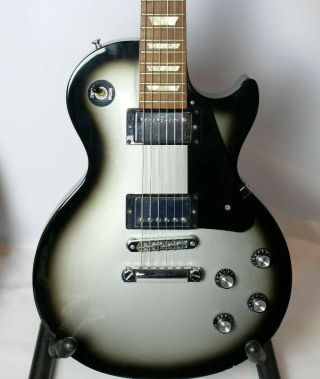 Rare Gibson Les Paul Studio Silverburst Electric Guitar Ohsc 2012