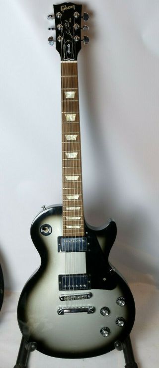Rare Gibson Les Paul Studio Silverburst Electric Guitar OHSC 2012 2