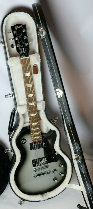 Rare Gibson Les Paul Studio Silverburst Electric Guitar OHSC 2012 5