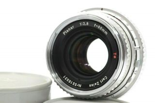 【rare Chrome T N Mint】 Hasselblad Carl Zeiss C Planar 80mm F2.  8 Std Lens Japan