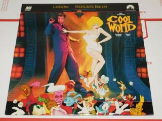 Cool World Laserdisc Ld Widescreen Format Very Rare Brad Pitt