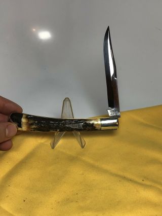 Rare Case Bradford Xx Stag Handle Knife 1915 - 20 Scarce 5151 Sab
