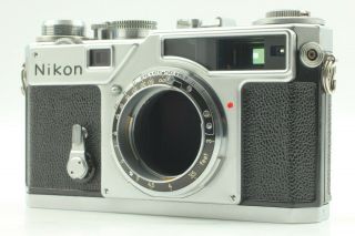 Rare First Model  Nikon Sp 35mm Rangefinder Camera Silver Chrome Japan