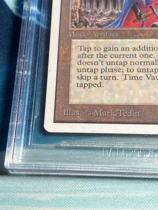 MTG TIME VAULT (BGS 9.  5) Unlimited edition vintage magic the gathering PGEA 5