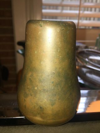 Vintage Heintz Sterling On Bronze Arts & Crafts Metal Decorated Vase 2