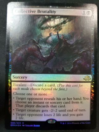 Mtg Collective Brutality | Eldritch Moon Foil Rare