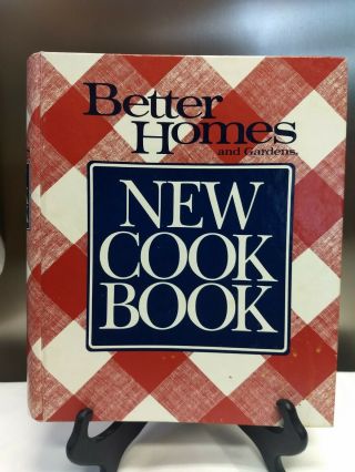 Vtg 1989 Better Homes & Gardens Cook Book Red Plaid Notebook 5 Ring Binder
