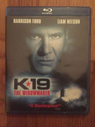 K - 19: The Widowmaker (blu - Ray Disc,  2010) Htf Oop Rare