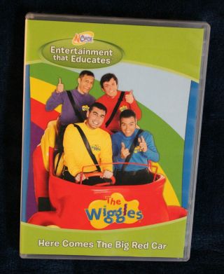 The Wiggles Dvd Here Comes The Big Red Car - Rare / Oop