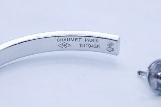 CHAUMET PARIS 18 KT WHITE GOLD VS DIAMONDS 
