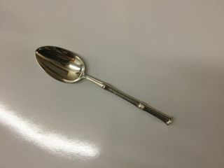 Tiffany Bamboo Sterling Silver Spoon.  5 3/4”.  Weighs 50 Grams