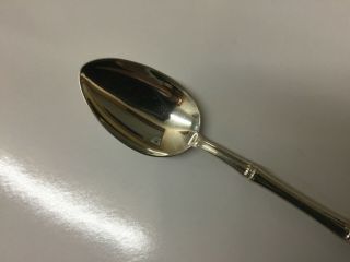 Tiffany Bamboo sterling silver spoon.  5 3/4”.  Weighs 50 grams 2