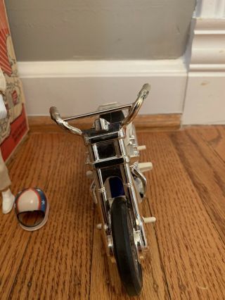Vintage 1973 Evel Knievel Stunt Cycle 1st Edition - Complete/works - w/Cane - RARE 4