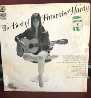 Francoise Hardy - The Best Of 4 Corners Lp Rare - 1968 Shrink On Vg Cond