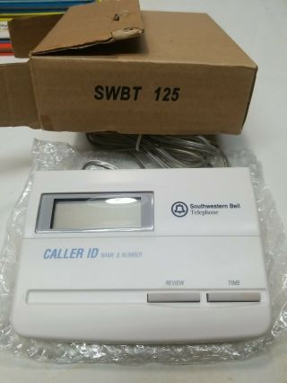 Southwestern Bell Telephone Caller Id Device Name & Number Time Stamp Swbt 125