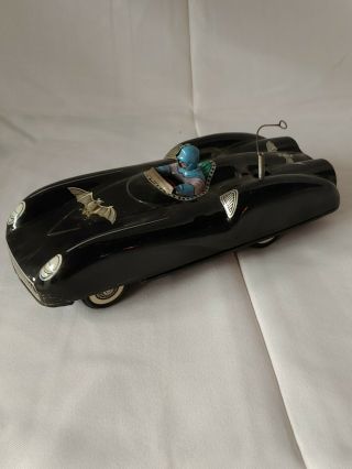 Rare 1966 Alps Batmobile Vintage Japanese Tin Friction Toy