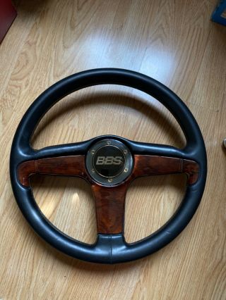 Bbs Steering Wheel Rare Horn Rare Italvolanti Vw Audi Bmw Amg Golf Mercedes Polo