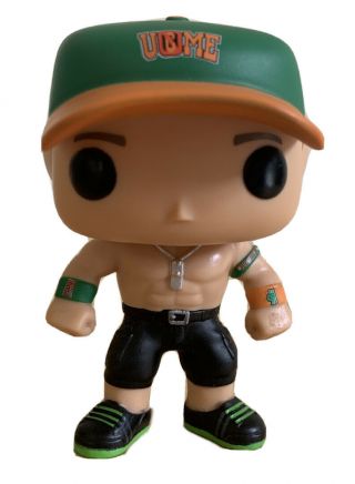 Funko Pop John Cena 01 Wwe Superstar Series - Rare Green Hat Oob Loose Unboxed