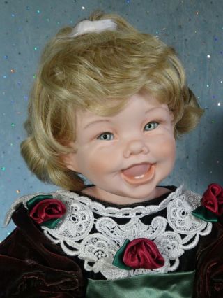 Rare Lacy - Ooak - 22 " Porcelain Doll - From Cindy Marschner Rolfe Mold - Edollru