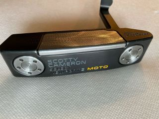 Scotty Cameron Rare All Black Moto Newport 2 36 " Black Shafted And Stamped