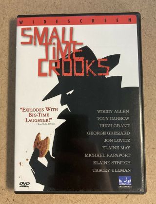 Small Time Crooks (dvd,  2000) Woody Allen,  Hugh Grant / With Insert / Rare / Oop