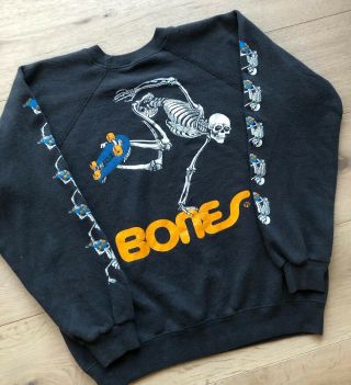 80’s Bones Brigade Powell Peralta Sweater Vintage 1980’s Wheels Rare