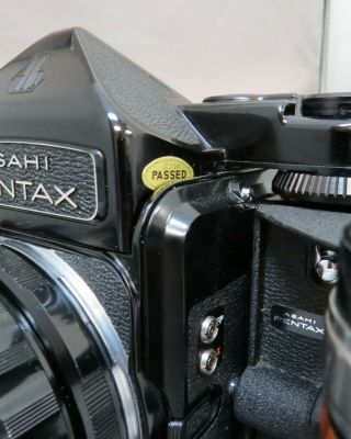 Rare PENTAX 6x7 67 TTL MLU w/ 105mm f2.  4 Lens Film 4
