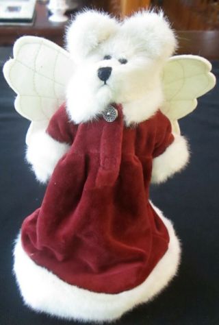 Rare Boyds Bears Christmas Tree Topper " Ariella Angelfrost " W/tags