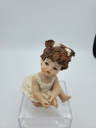 Unique,  Rare Hand Crafted Lila by Sibania,  Italian Collectible Doll 4  T 2