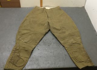 Rare 1918 Wwi Trousers Pants Lead Usa Buttons 32”waist,  24” Inseam