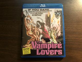 The Vampire Lovers - Blu - Ray Rare Oop 1970 Peter Cushing - Horror Scream Factory