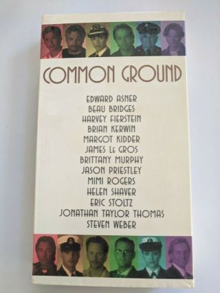 Common Ground (vhs) Rare Jason Priestley,  Jonathan Taylor Thomas,  Eric Stoltz