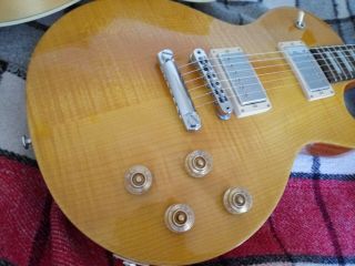 Gibson Les Paul Studio 2017.  Rare Premium Trans Amber Flame Top