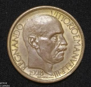 1928 ITALY KINGDOM rare coin Buono da 2 Lire - Exposition Milano - 2