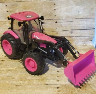 Rare Case Ih Big Farm Lights And Sounds Ertl 1/16 Toy Tractor Pink