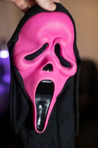 Scream Mask Fantastic Faces Fun World Gen 1 Pink Ghost Face Rare Grail