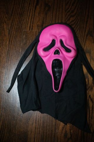 Scream Mask Fantastic Faces Fun World Gen 1 Pink Ghost Face Rare Grail 2