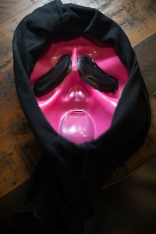 Scream Mask Fantastic Faces Fun World Gen 1 Pink Ghost Face Rare Grail 3