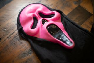 Scream Mask Fantastic Faces Fun World Gen 1 Pink Ghost Face Rare Grail 4