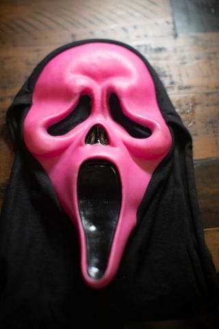 Scream Mask Fantastic Faces Fun World Gen 1 Pink Ghost Face Rare Grail 5