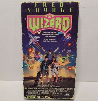 The Wizard 1989 Vhs Oop Vintage Fred Savage Christian Slater Rare,  Great