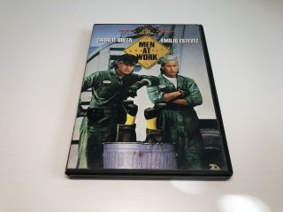Men At Work (dvd,  2002,  Widescreen And Full Frame Versions) 1990 Rare Oop