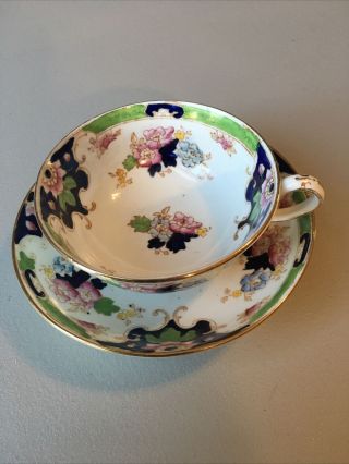 Vintage Rare Royal Albert Crown China Tea Cup Saucer Aden Circa 1907